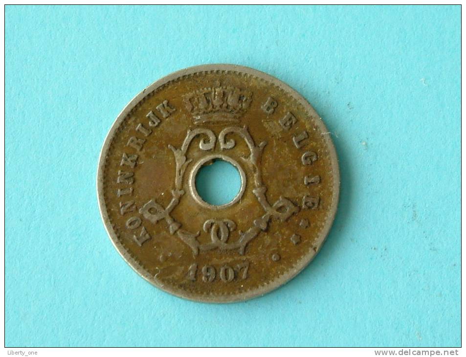 1907 VL - 5 CENT / Morin 280 ( Uncleaned Coin / For Grade, Please See Photo ) !! - 5 Centimes