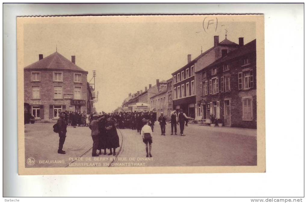 BEAURAING .- Place De Berry Et  Rue De Dinant - Beauraing