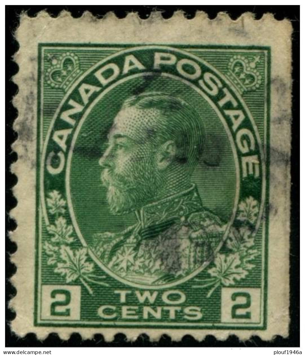 Pays :  84,1 (Canada : Dominion)  Yvert Et Tellier N° :   109-2 (o) Du Carnet - Timbres Seuls
