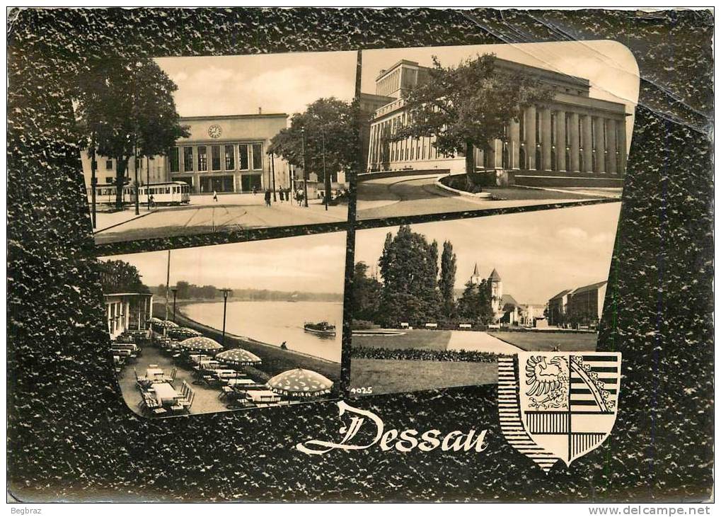 DESSAU        DDR  CACHET TIMBRE - Dessau