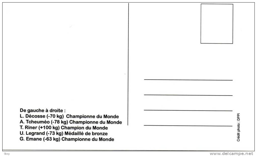 JUDO : Les MEDAILLES Français Des CHAMPIONNATS DU MONDE 2011 à PARIS - Oosterse Gevechtssporten