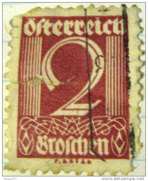 Austria 1925 2g - Used - Gebraucht