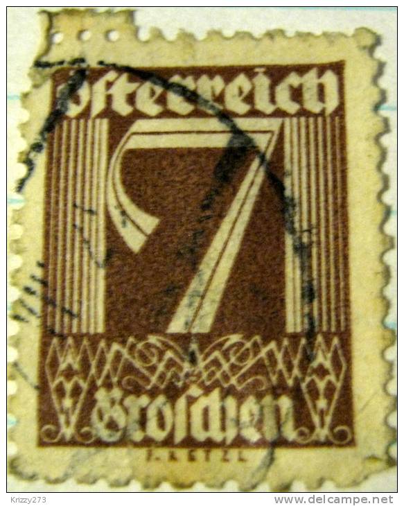 Austria 1925 7g - Used - Gebruikt