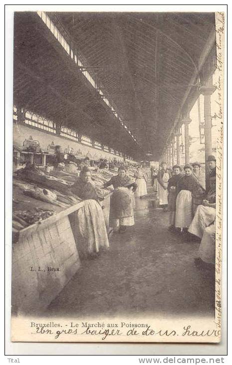 D8611 -  Bruxelles - Le Marché Aux Poissons - Marchés