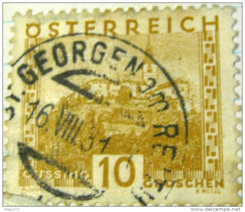 Austria 1932 Gussing 10g - Used - Gebruikt