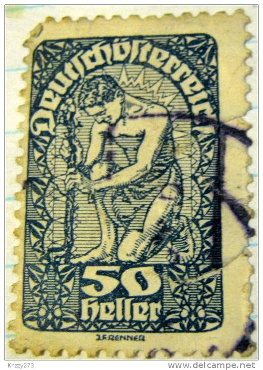 Austria 1919 New Republic 50h - Used - Usati