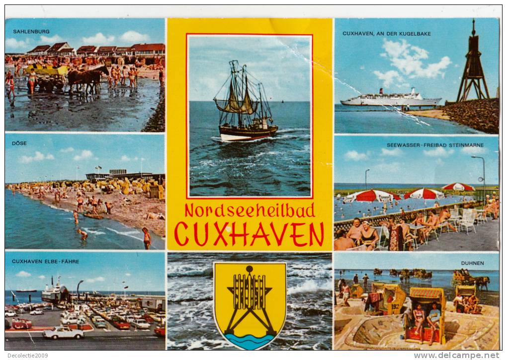 B36010 Cuxhaven Multiviews  Used Perfect Shape - Cuxhaven