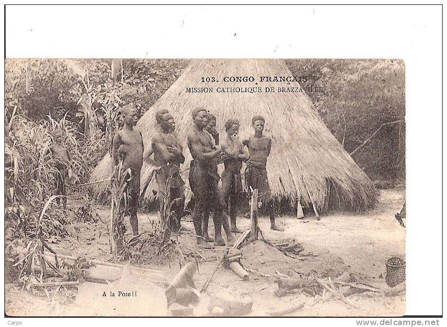 CONGO FRANCAIS - Mission Catholique De Brazzaville. A La Pose!! - Brazzaville