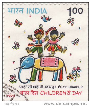 1993 India - Children´s Day - Gebruikt