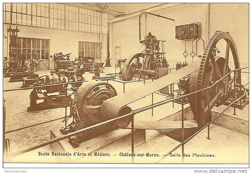 51  CHALONS SUR MARNE  ECOLE NATIONALE DES ARTS ET METIERS   SALLE DES MACHINES - Châlons-sur-Marne