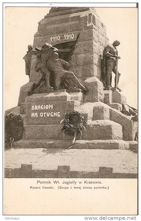 Krakow. Cracovie. Grunwald Monument. - Polen