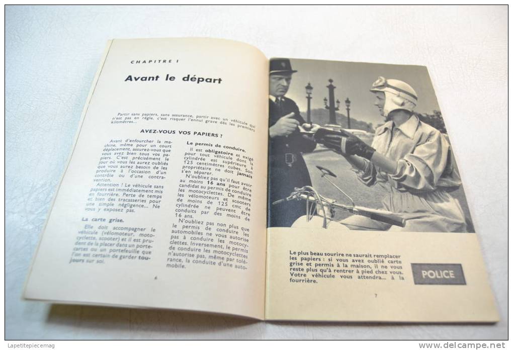 (AR4) Guide Des DEUX ROUES De La Prévention Routière 1956 - Auto