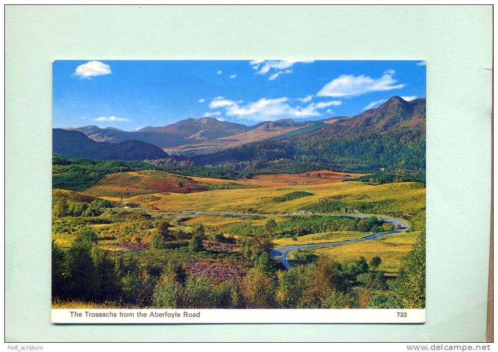 Royaume-Uni - Ecosse - The Trossachs From The Aberfoyle Road - Stirlingshire