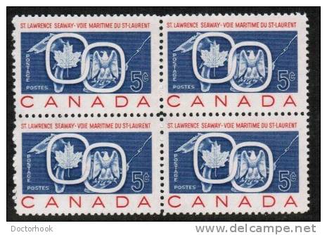 CANADA   Scott #  387**  VF MINT NH Blk. Of 4 - Neufs