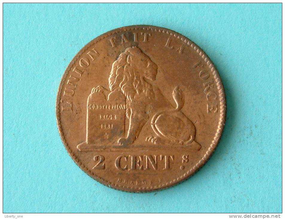 1864 FR - 2 CENT / Morin 112 ( Uncleaned Coin / For Grade, Please See Photo ) !! - 2 Centimes