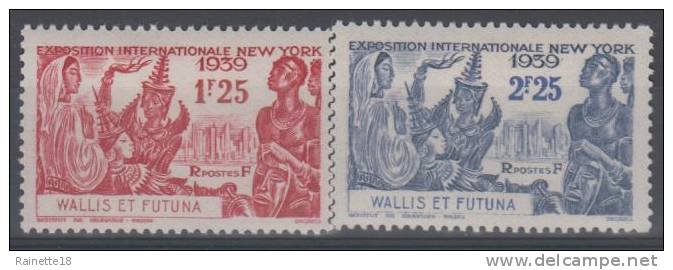 Wallis Et Futuna                   70/71 *      Exposition Internationale De New-York - Unused Stamps
