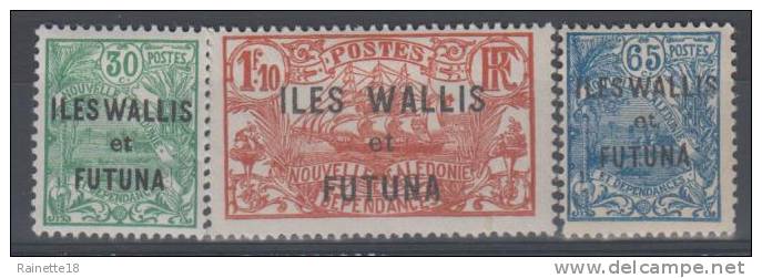 Wallis Et Futuna              40/42  * - Unused Stamps