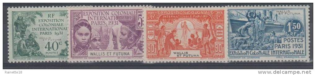 Wallis Et Futuna              66/69  *     Exposition Coloniale Internationale De Paris 1931 - Ungebraucht