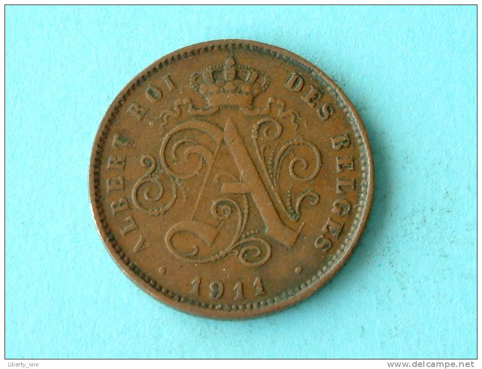 1911 FR - 2 CENT / Morin 310 ( Uncleaned Coin / For Grade, Please See Photo ) !! - 2 Centimes