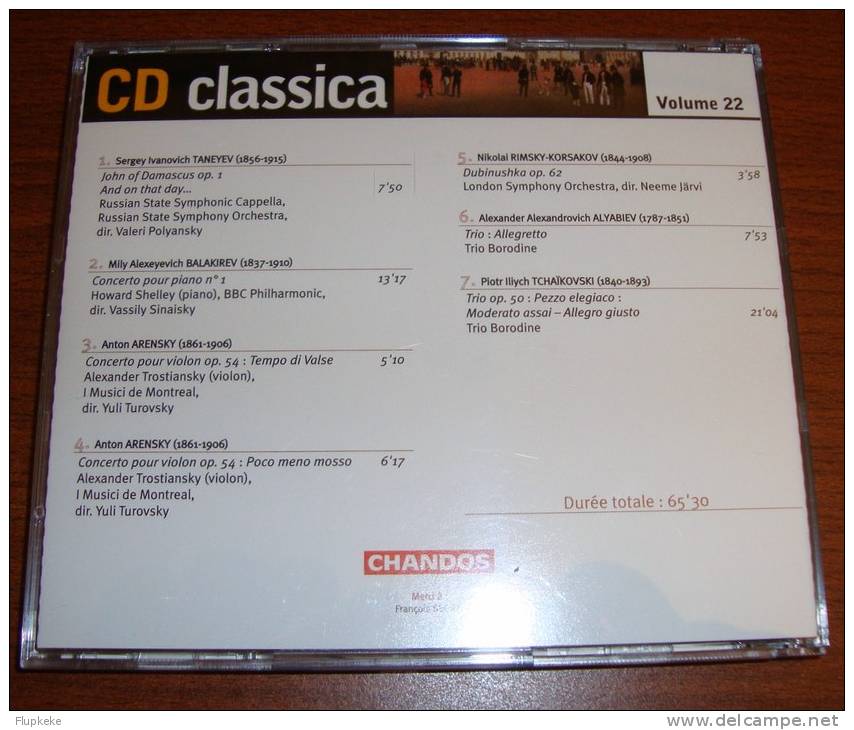 Cd Classica Volume 22 Perles Rares De La Musique Russe - Classique