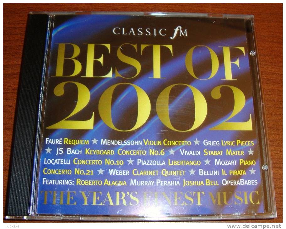 Cd Fm Volume 92 Best Of 2002 The Year´s Finest Music Bach Fauré Grieg Vivaldi Weber Mozart - Classique