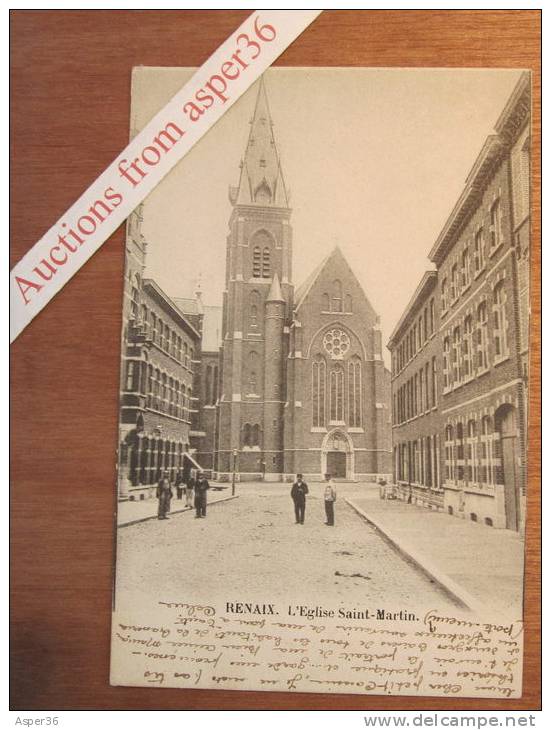 Ronse / Renaix, L'Eglise Saint-Martin 1902 - Renaix - Ronse