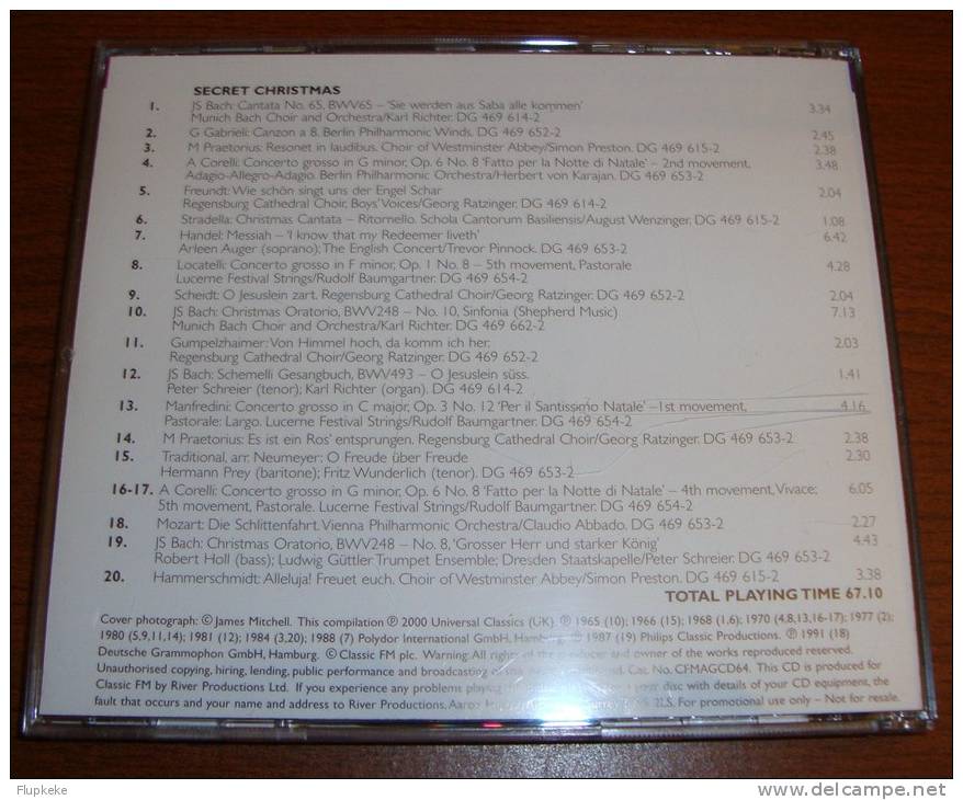 Cd Fm Volume 64 Secret Christmas Bach Corelli Gabrieli Handel Mozart Karajan Richter - Classique