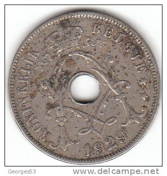 Pièce De Belgique 25 Cen     1929 - 25 Cent