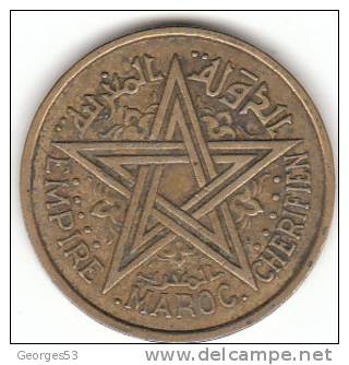 Pièce Du Maroc   1 Franc    1945-1364 - Maroc