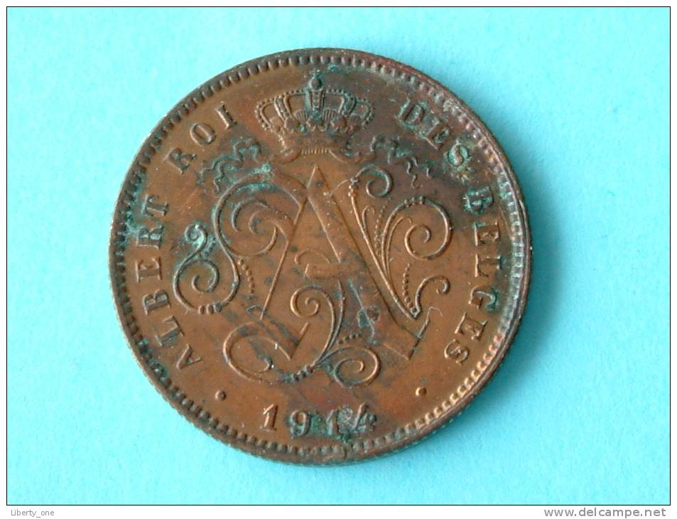 1914 FR - 2 CENT / Morin 314 ( Uncleaned Coin / For Grade, Please See Photo ) !! - 2 Centimes