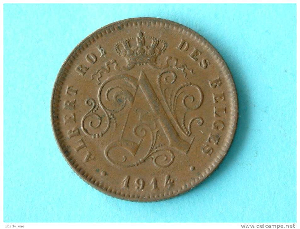 1914 FR - 2 CENT / Morin 314 ( Uncleaned Coin / For Grade, Please See Photo ) !! - 2 Centimes