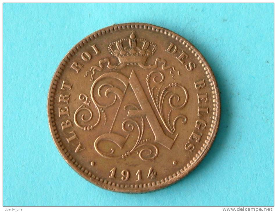 1914 FR - 2 CENT / Morin 314 ( Uncleaned Coin / For Grade, Please See Photo ) !! - 2 Centimes