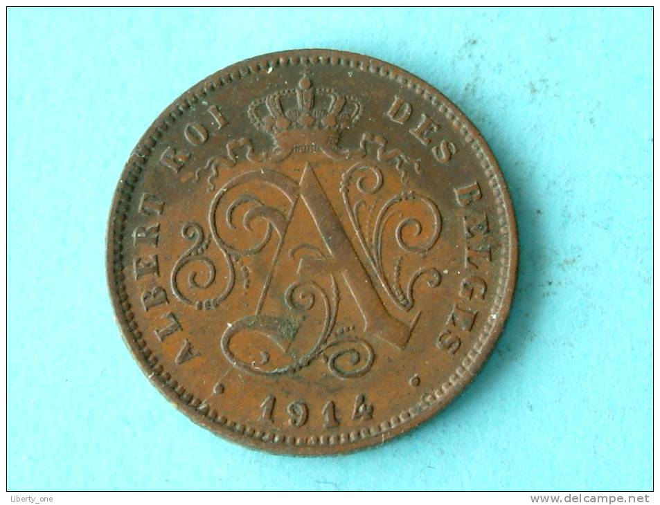 1914 FR - 2 CENT / Morin 314 ( Uncleaned Coin / For Grade, Please See Photo ) !! - 2 Centimes