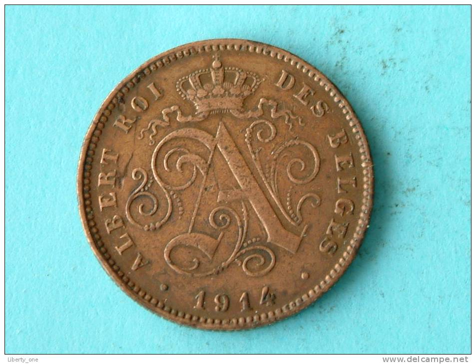 1914 FR - 2 CENT / Morin 314 ( Uncleaned Coin / For Grade, Please See Photo ) !! - 2 Centimes