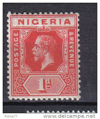 AP1411 - NIGERIA 1914 , Giorgio V Yvert N. 2 * Mint . CA Mult - Nigeria (...-1960)