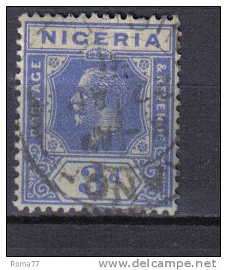 AP1414 - NIGERIA 1921 , Giorgio V Yvert N. 26 . CA Mult Corsivo - Nigeria (...-1960)