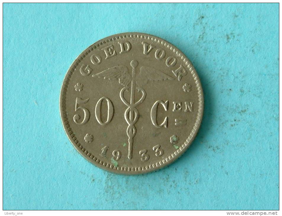 1933 VL - 50 CENT / Morin 422 ( Uncleaned Coin / For Grade, Please See Photo ) !! - 50 Cents