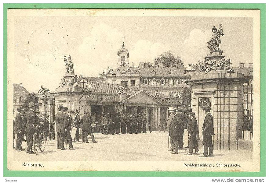 KARLSRUHE - Residenzschloss : Schlosswache - Karlsruhe