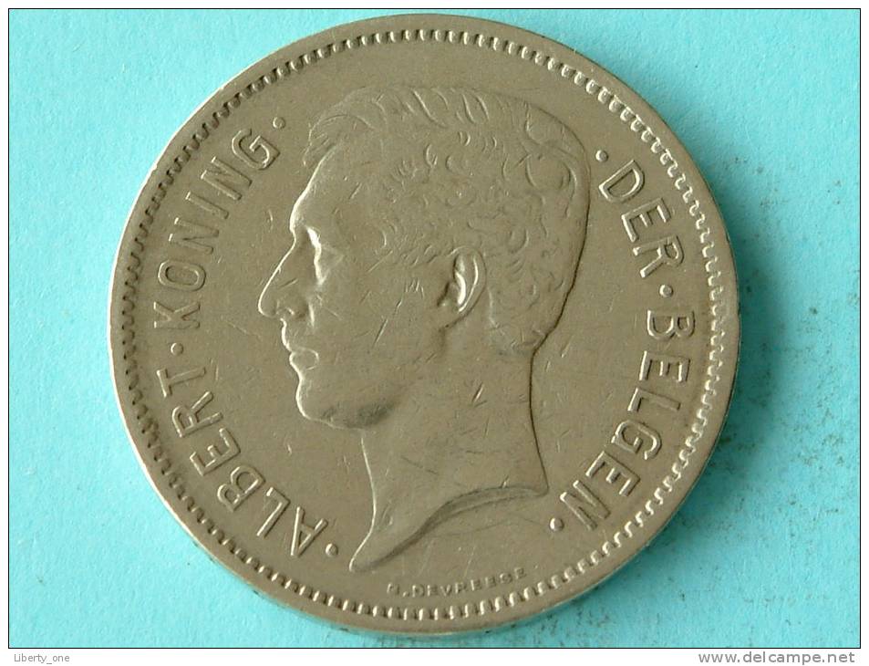 1930 VL - 5 FRANK EEN BELGA / Morin 383a ( Uncleaned Coin / For Grade, Please See Photo ) !! - 5 Francs & 1 Belga