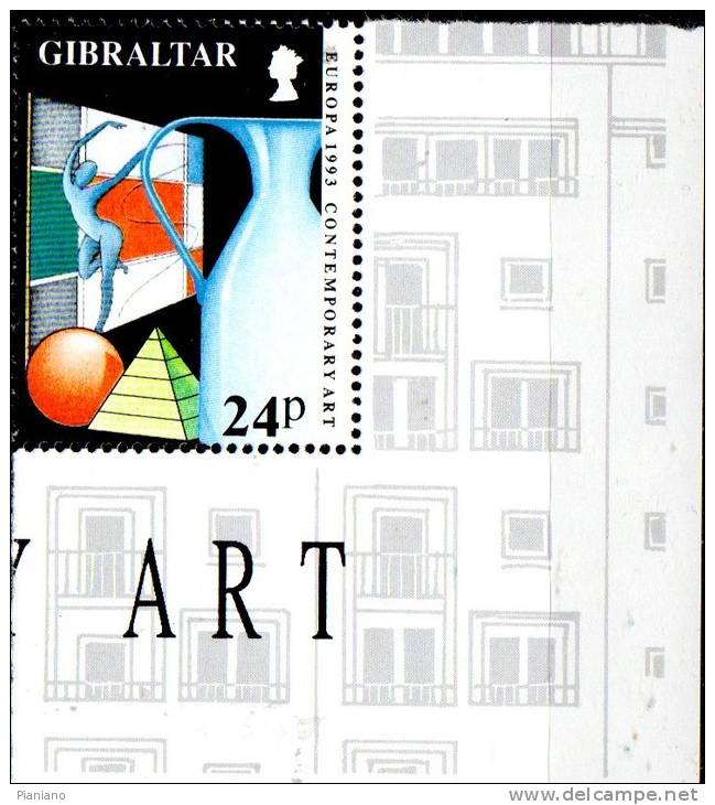 PIA -  GIBRALTAR  -  1993  :  Europa  (Yv  663-66) - Gibilterra