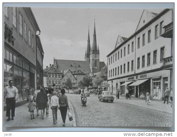 Saalfeld Saale 1974  Year  Obere Str/ Cars Wartburg /trabant - Saalfeld