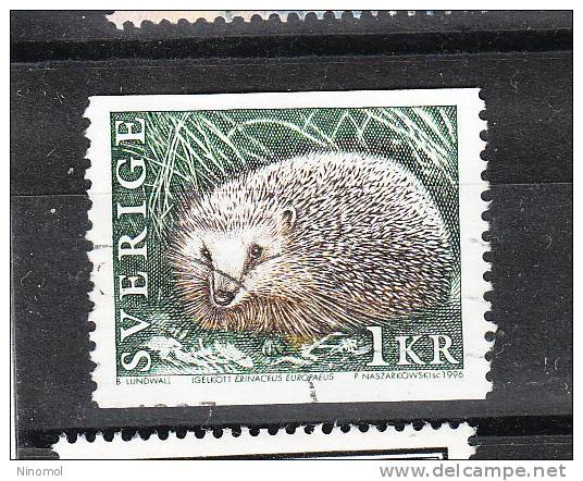 Svezia   -   1996.  Riccio.  Hedgehog - Roedores