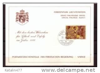 Liechtenstein, 1969. 250 Years Liechtenstein,  On Card - Briefe U. Dokumente