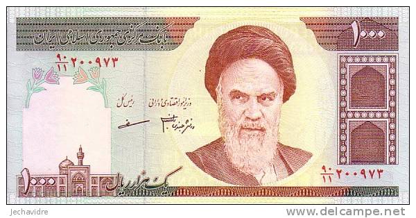 IRAN   1 000 Rials Non Daté (1992)  Pick 143d    Signature 31   ***** BILLET  NEUF ***** - Iran