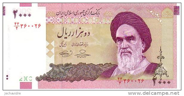 IRAN  2 000 Rials  Non Daté (2005)   Pick 144  Signature 33    ***** BILLET  NEUF ***** - Iran