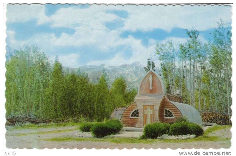 Haines Junction Yukon, Canada, Northern Church Architecture, C1960s Vintage Postcard - Yukon