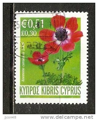 Cyprus 2008  Flowers  0.51  (o) Used - Used Stamps