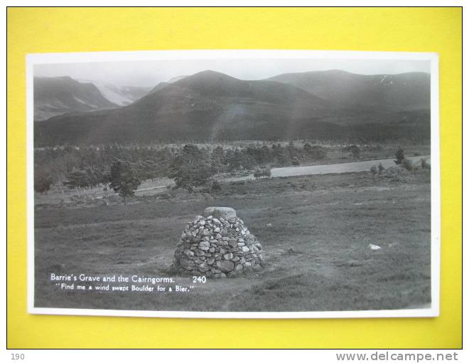 Barrie"s Grave And The Cairngorms Find Me A Wind Swept Boulder For A Bier - Inverness-shire