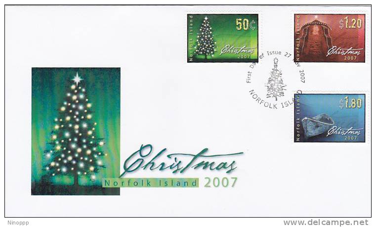 Norfolk Island-2007 Christmas FDC - Norfolk Island