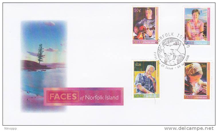 Norfolk Island-2008 Faces Of Norfolk  FDC - Norfolk Island